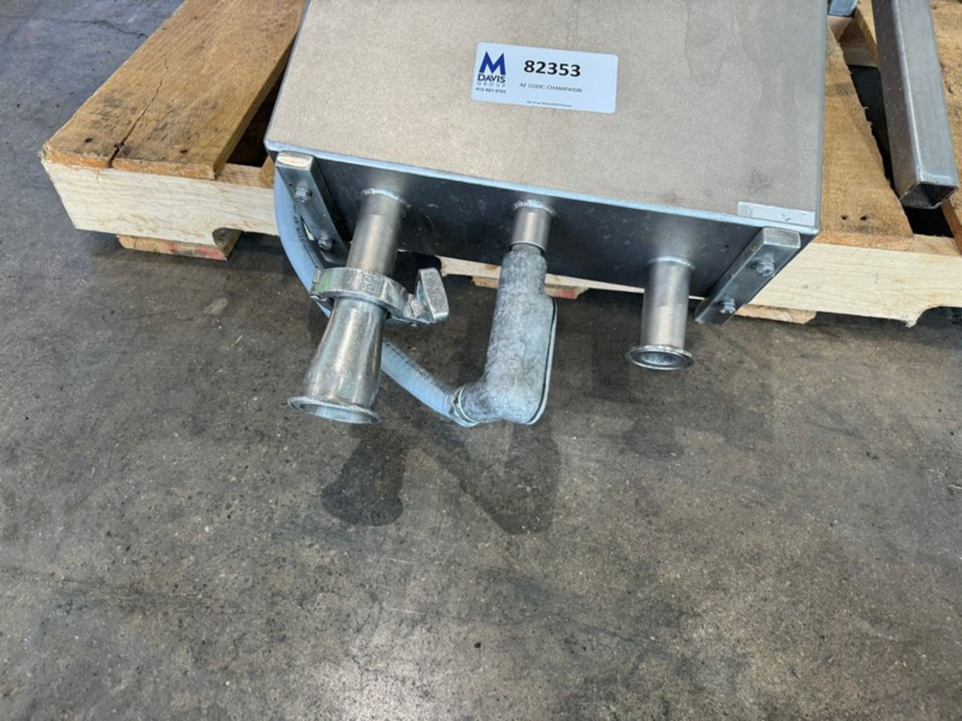 Micro-Motion S/S Flow Meter, Mounted on S/S Frame (INV#82353)(Located @ the MDG Auction Showroom 2.0 - Image 3 of 4