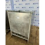 S/S Single Wall Tote, Internal Dims.: Aprox. 37-1/2" L x 38" W, with Fork Pockets (INV#104034) (