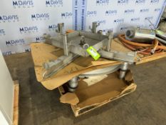 S/S Super Sac Hoist Attachment, with S/S Shaker Funnel, with Martin Engineering Shaker Motor, (INV#