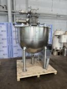 Groen 300 Gal. Dual Motion S/S Kettle, M/N DA-300, S/N 365008-DA, Mounted on S/S Legs(INV#104900) (