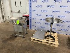 (2) 2016 Shanghai Chengxiang Machinery Co. S/S Feeder Turntable, M/N CX-GP, S/N CX-2016139, 220