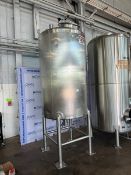 2005 A&B Process 540 Gal. S/S Single Wall Tank, M/N 500 G V1S, S/N 51131301, with 2-1/2