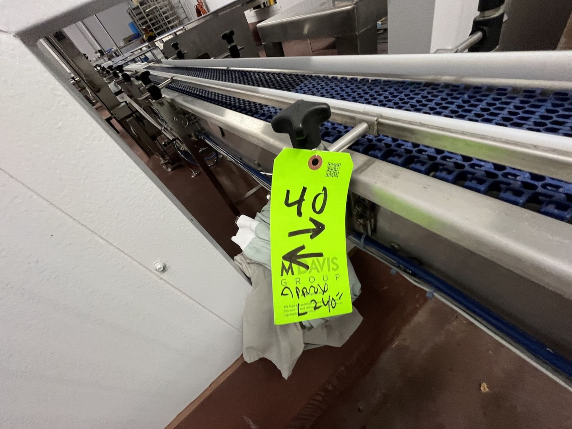 BOSTON CONVEYOR AND AUTOMATION CORP TRAY CONVEYOR, APPROX. 6 IN. W - Image 3 of 8