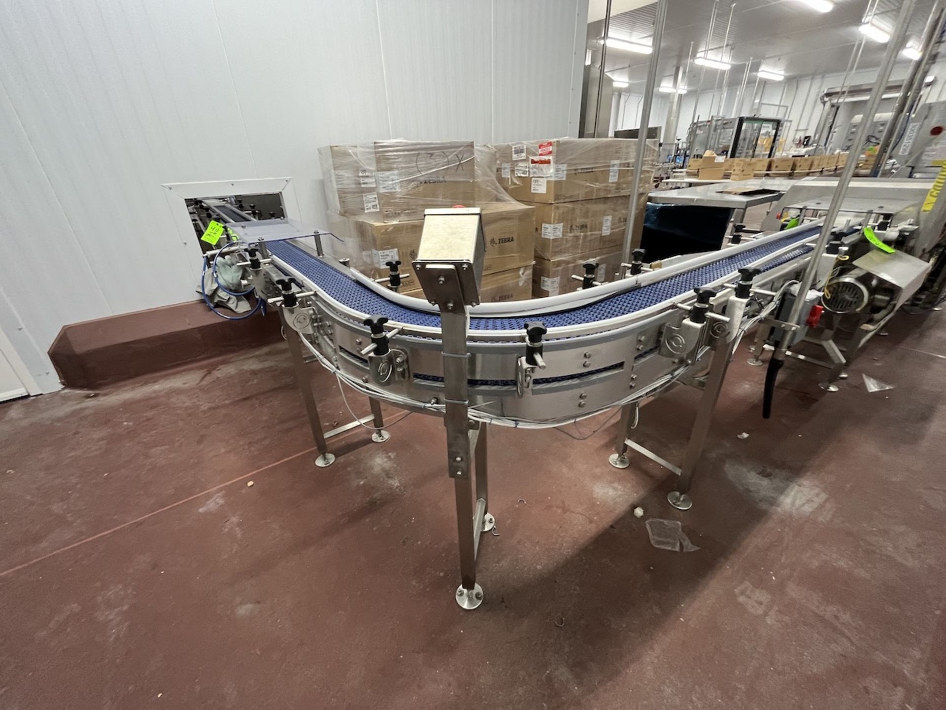 BOSTON CONVEYOR AND AUTOMATION CORP TRAY CONVEYOR, APPROX. 6 IN. W - Bild 4 aus 8
