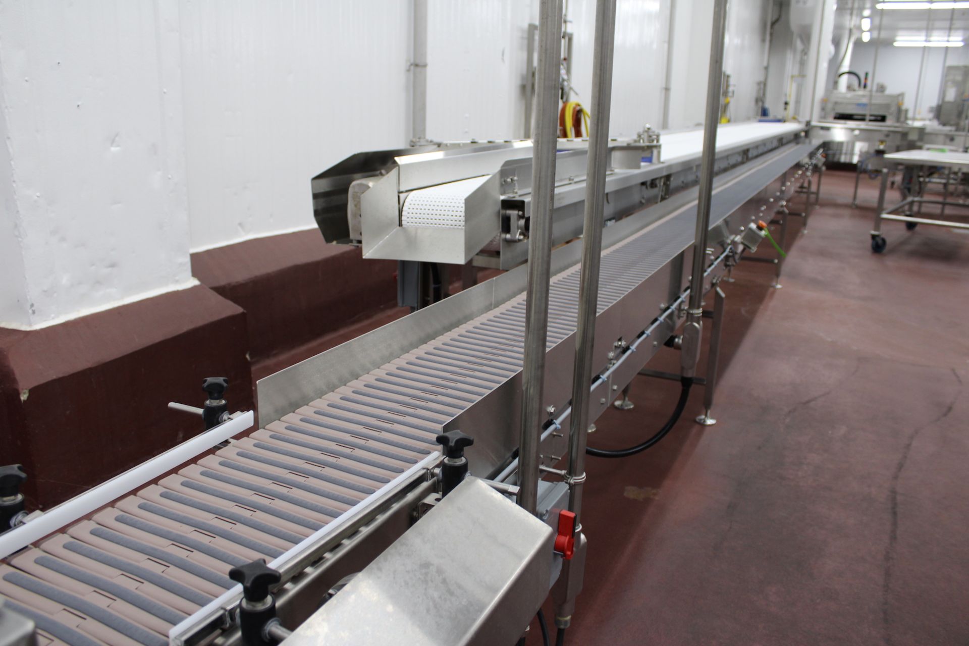 BOSTON CONVEYORS AND AUTOMATION CASE CONVEYOR, APPROX. 170 IN L X 13 IN. W BELT - Image 4 of 5