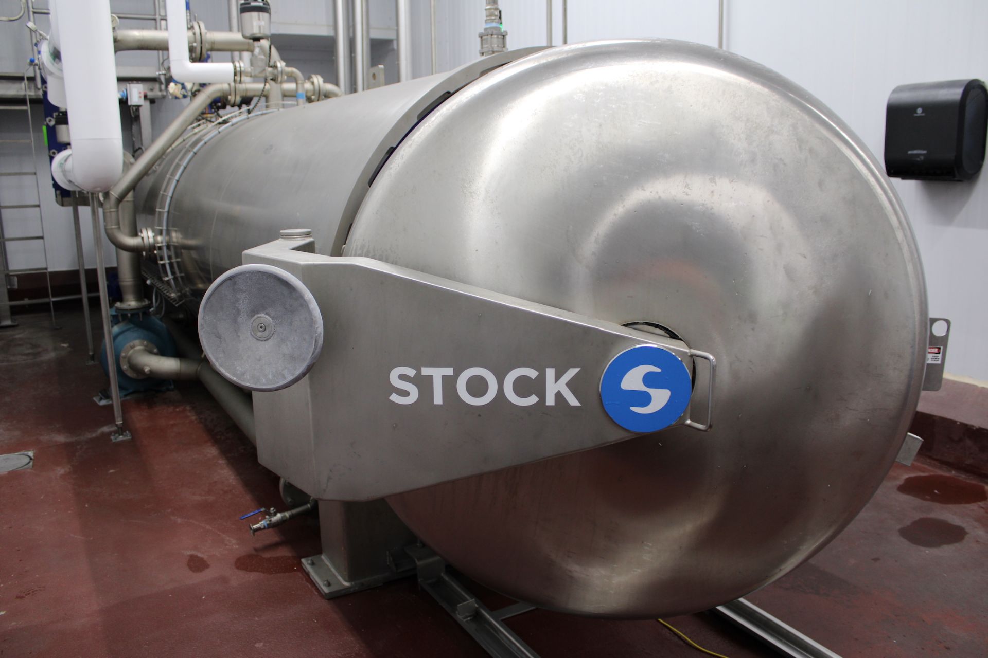 STOCK S/S HORIZONTAL STEAM WATER SPRAY STERILIZER / RETORT, MODEL SA-146 (MORE INFO COMING SOON) - Image 8 of 14