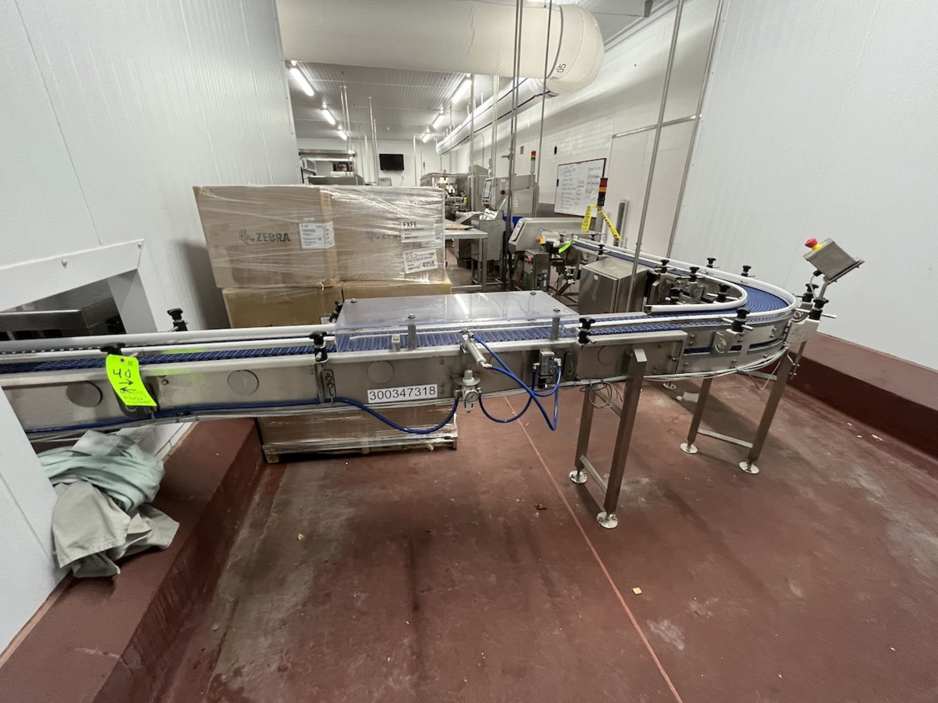 BOSTON CONVEYOR AND AUTOMATION CORP TRAY CONVEYOR, APPROX. 6 IN. W