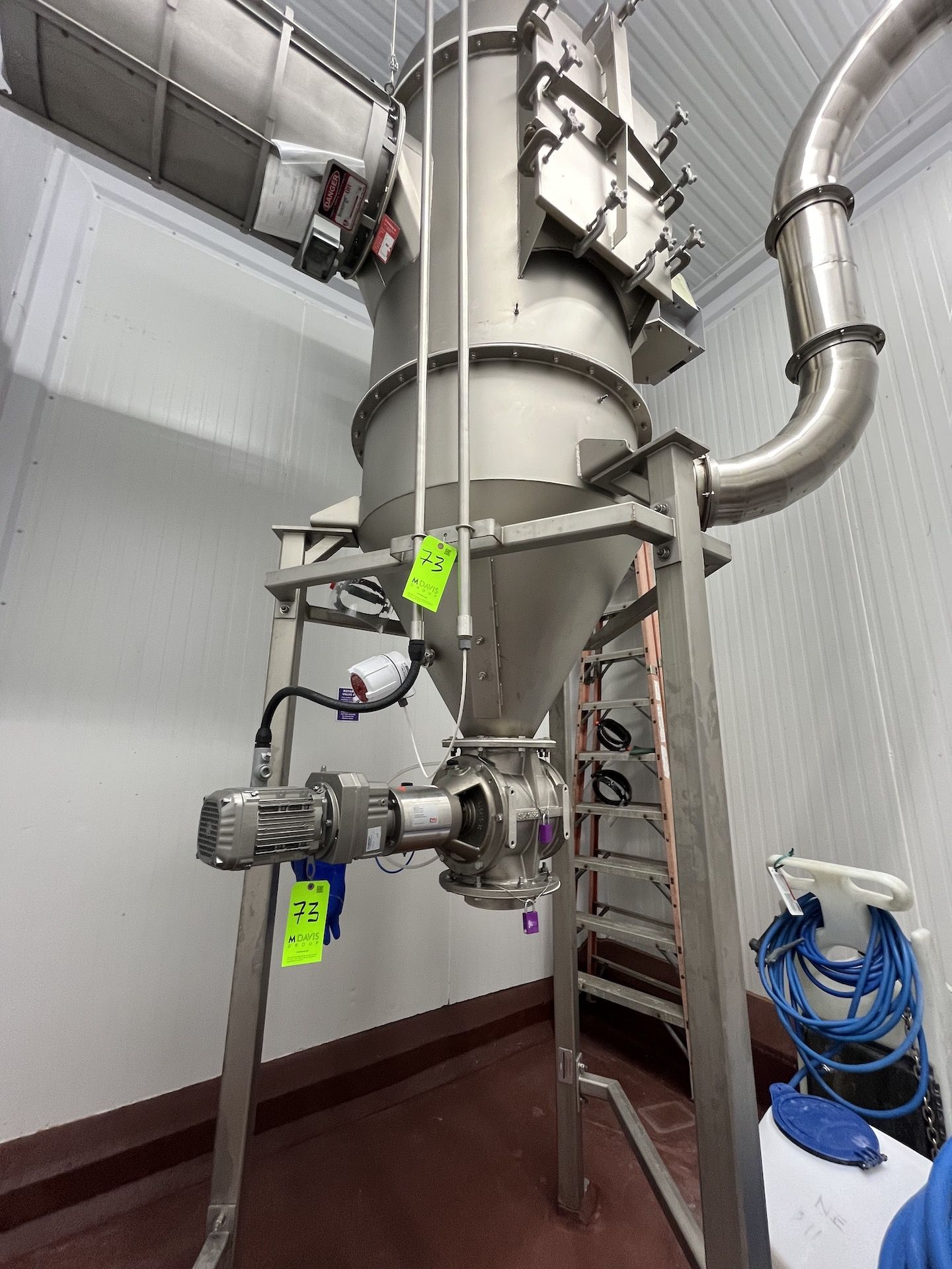 S/S DUST COLLECTOR WITH ROTARY AIRLOCK VALVE, - Image 2 of 24