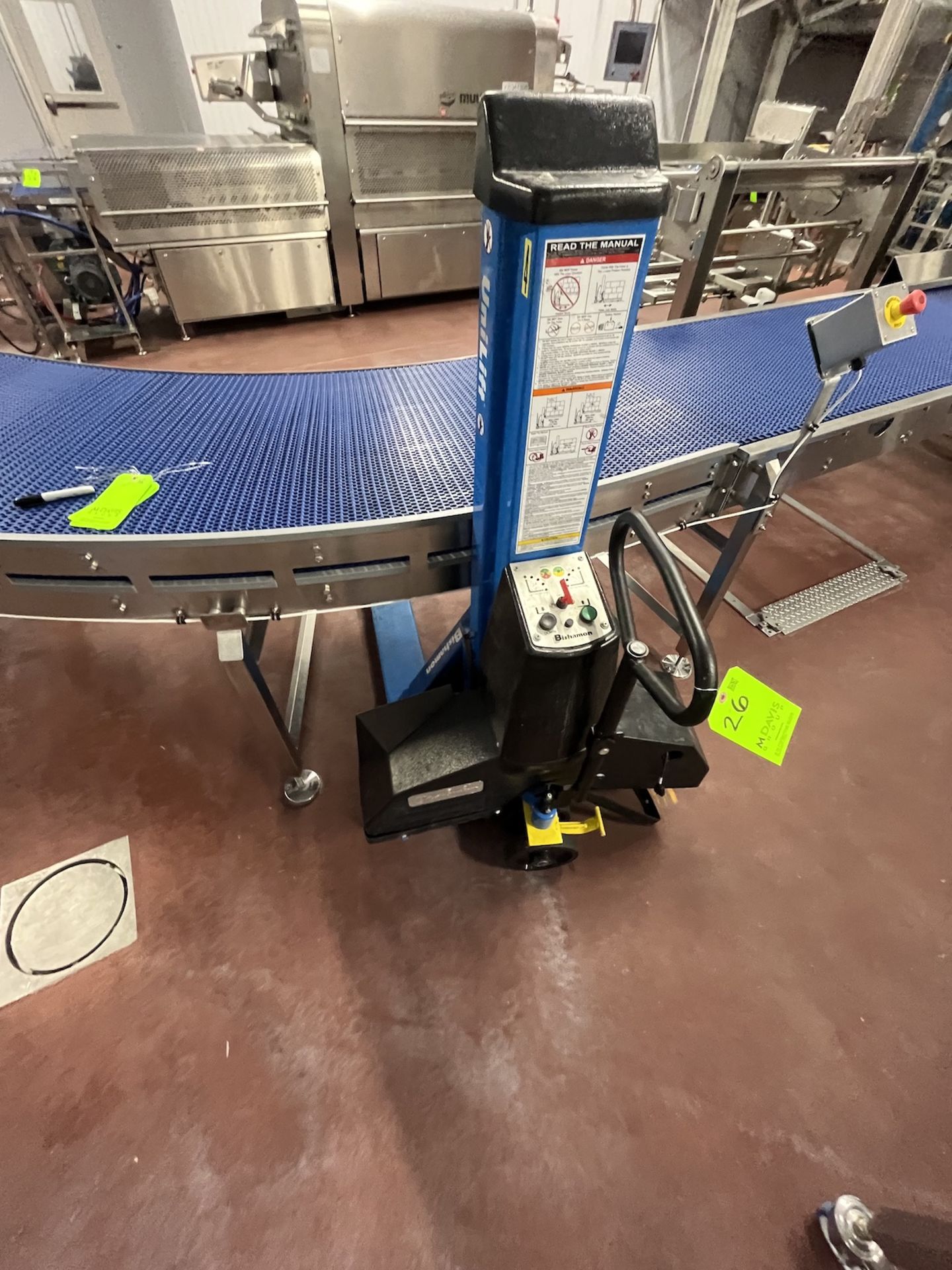 BISHAMON UNILIFT 2,000 LB ELECTRIC PALLET JACK, MODEL UNI-20, S/N 1906801 - Image 2 of 6