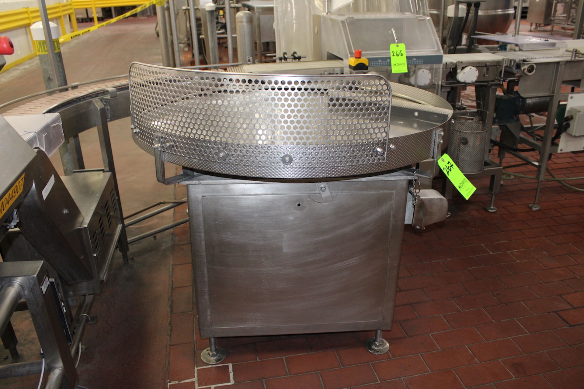 WIPOTEC 48 IN. S/S ROTARY ACCUMULATION TABLE, - Image 4 of 6
