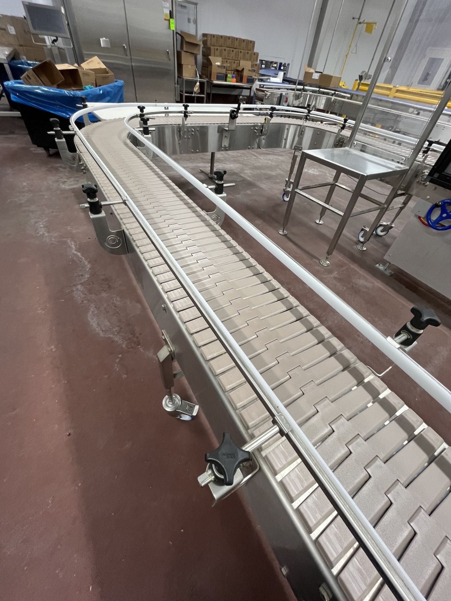 BOSTON CONVEYOR AND AUTOMATION CORP PRODUCT CONVEYOR, APPROX. 300 IN. L X 12 IN. W - Image 3 of 8
