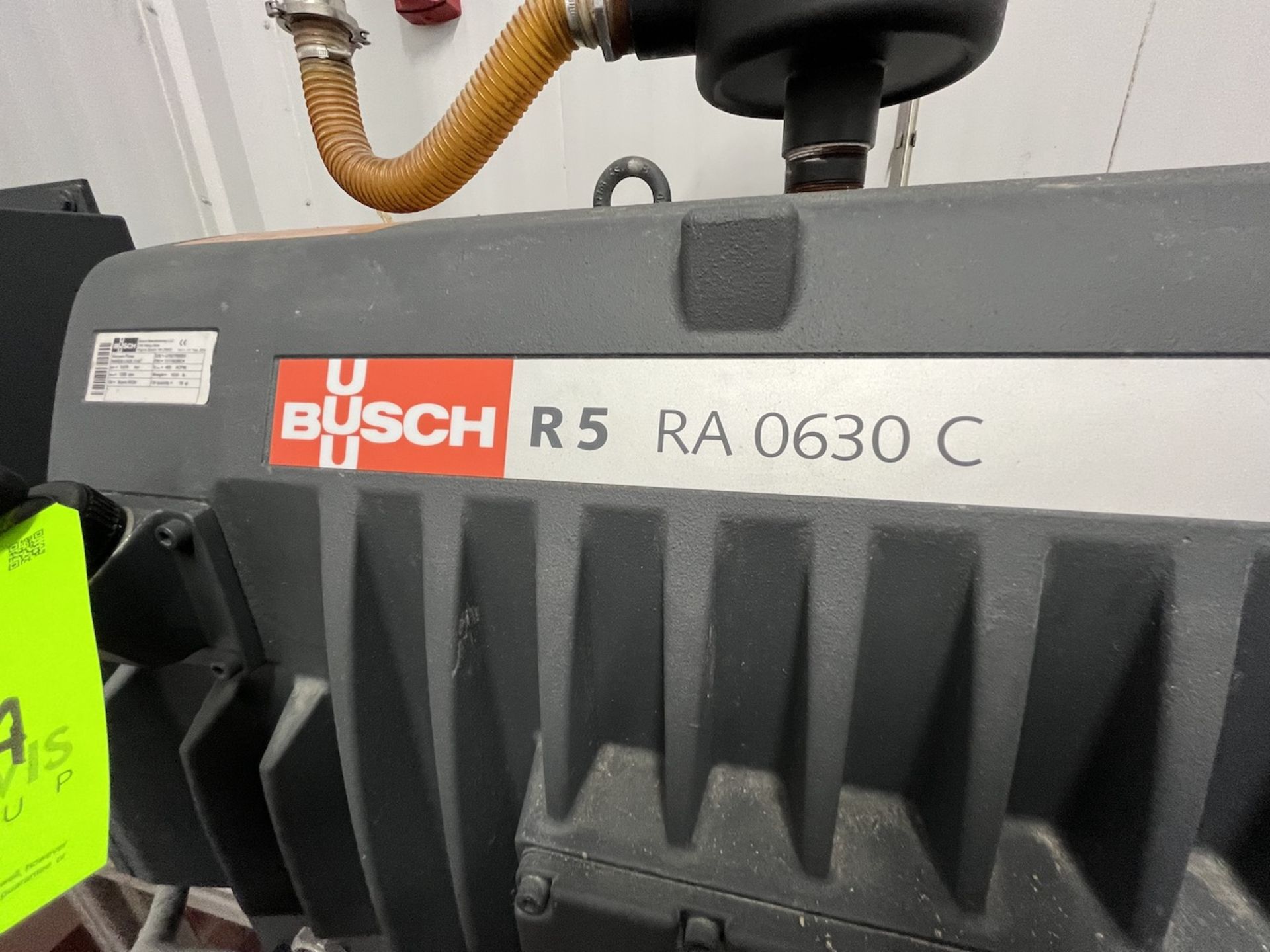 2019 BUSCH R5 RA 0630 C VACUUM PUMP, S/N U192700055, 1200 RPM - Bild 3 aus 7