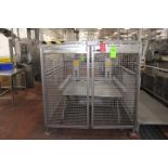 S/S SCISSOR LIFT PLATFORM, APPROX. 48 IN. X 48 IN.