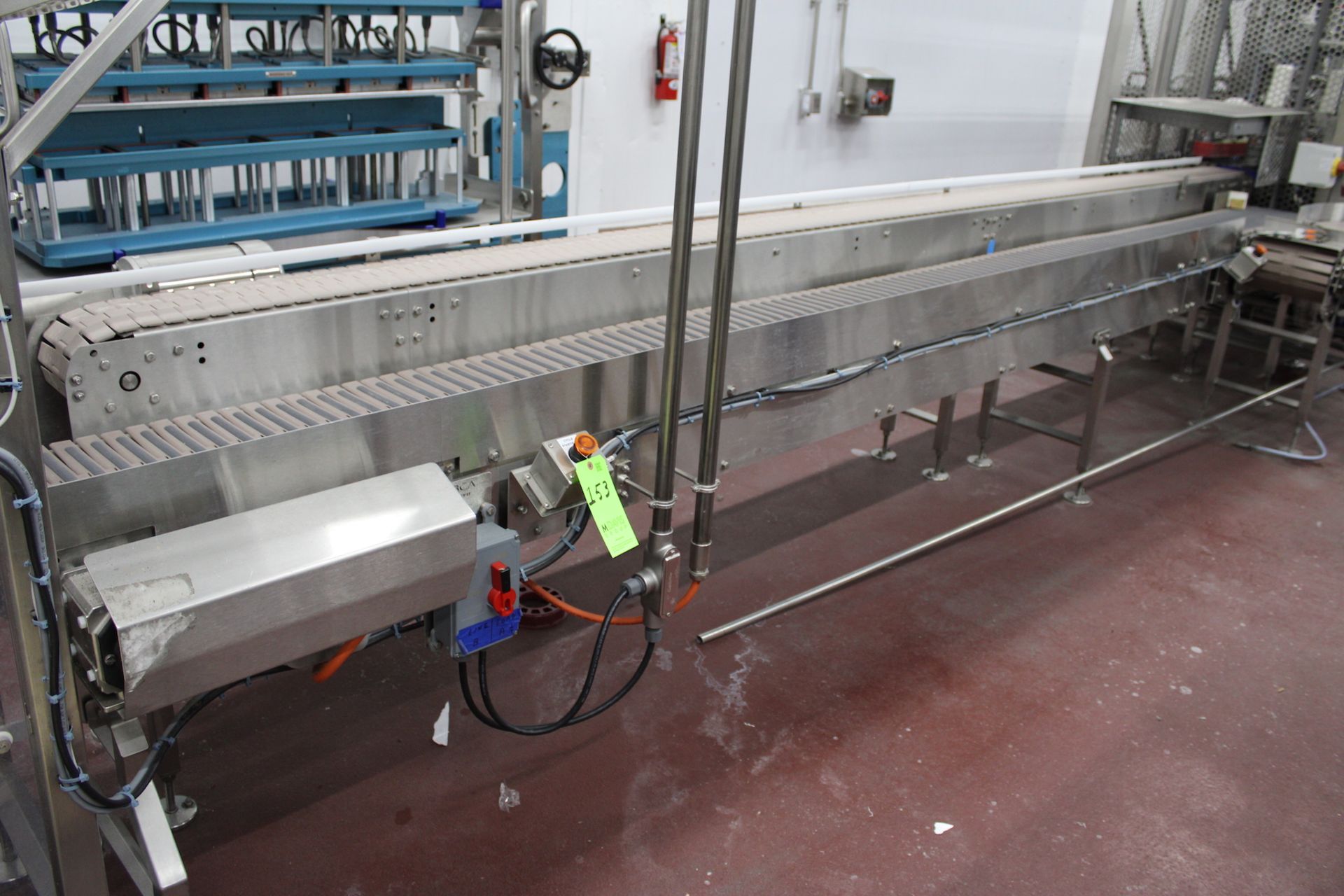 BOSTON CONVEYOR AND AUTOMATION CASE CONVEYOR, APPROX. 206 IN. L X 13 IN W - Image 2 of 6