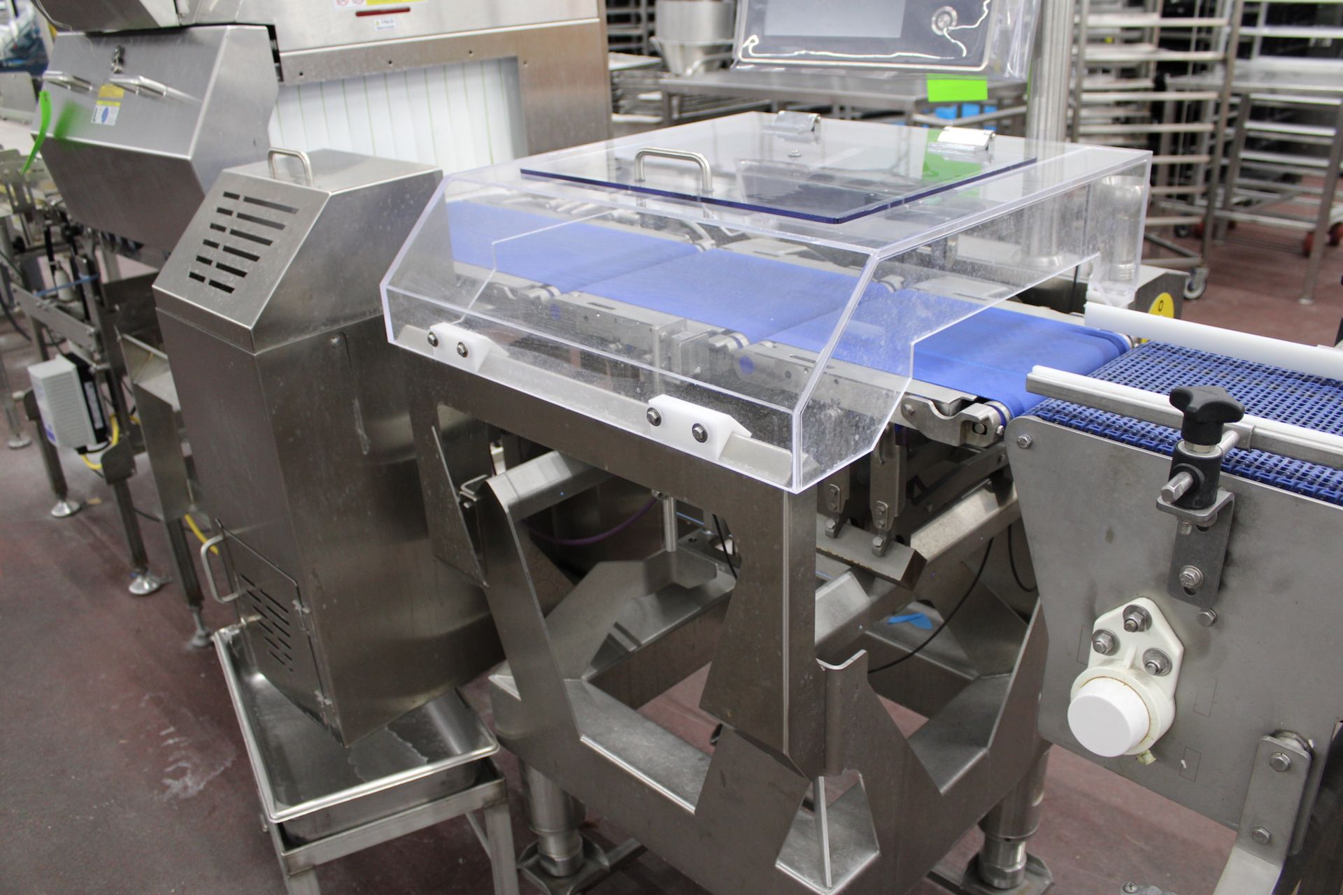 2022 WIPOTEC CHECKWEIGHER, MODEL 71201451, TYPE HC-M, S/N 1201451, WITH PRODUCT REJECT STATION - Bild 3 aus 11
