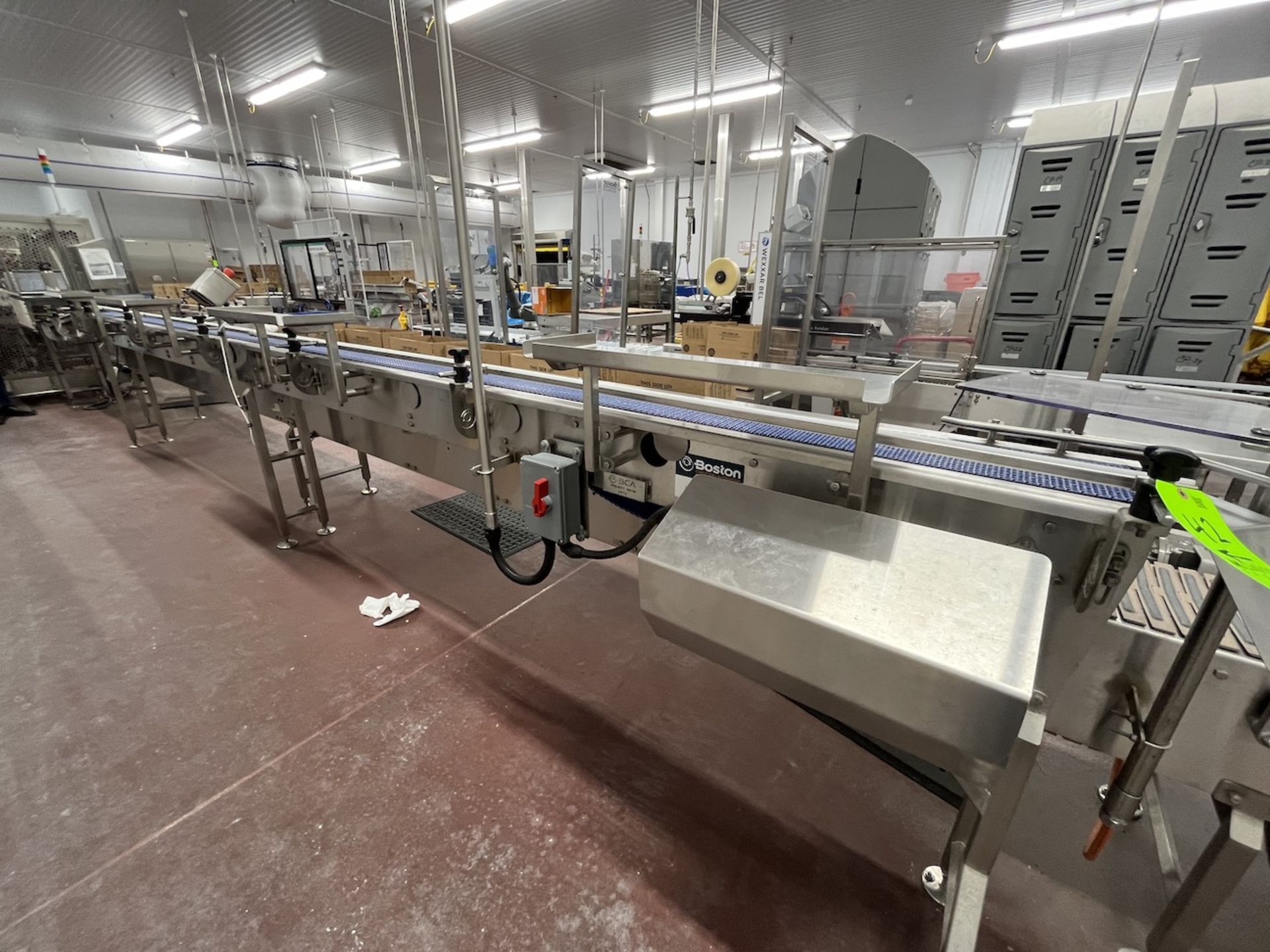 BOSTON CONVEYOR AND AUTOMATION CORP PRODUCT CONVEYOR, APPROX. 300 IN. L X 7-1/2 IN. W BELT - Image 2 of 6