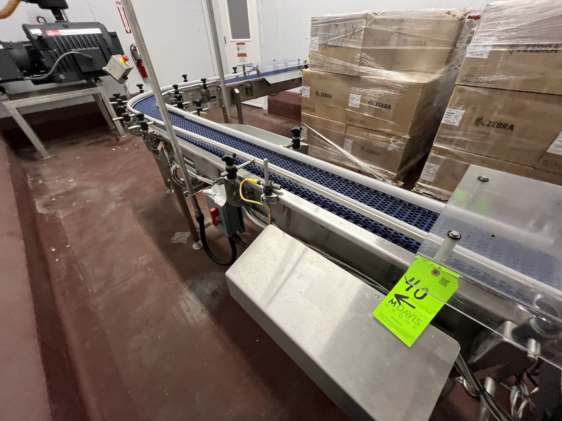 BOSTON CONVEYOR AND AUTOMATION CORP TRAY CONVEYOR, APPROX. 6 IN. W - Image 7 of 8