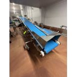 PORTABLE INCLINE CONVEYOR, APPROX. 24 IN. W BELT