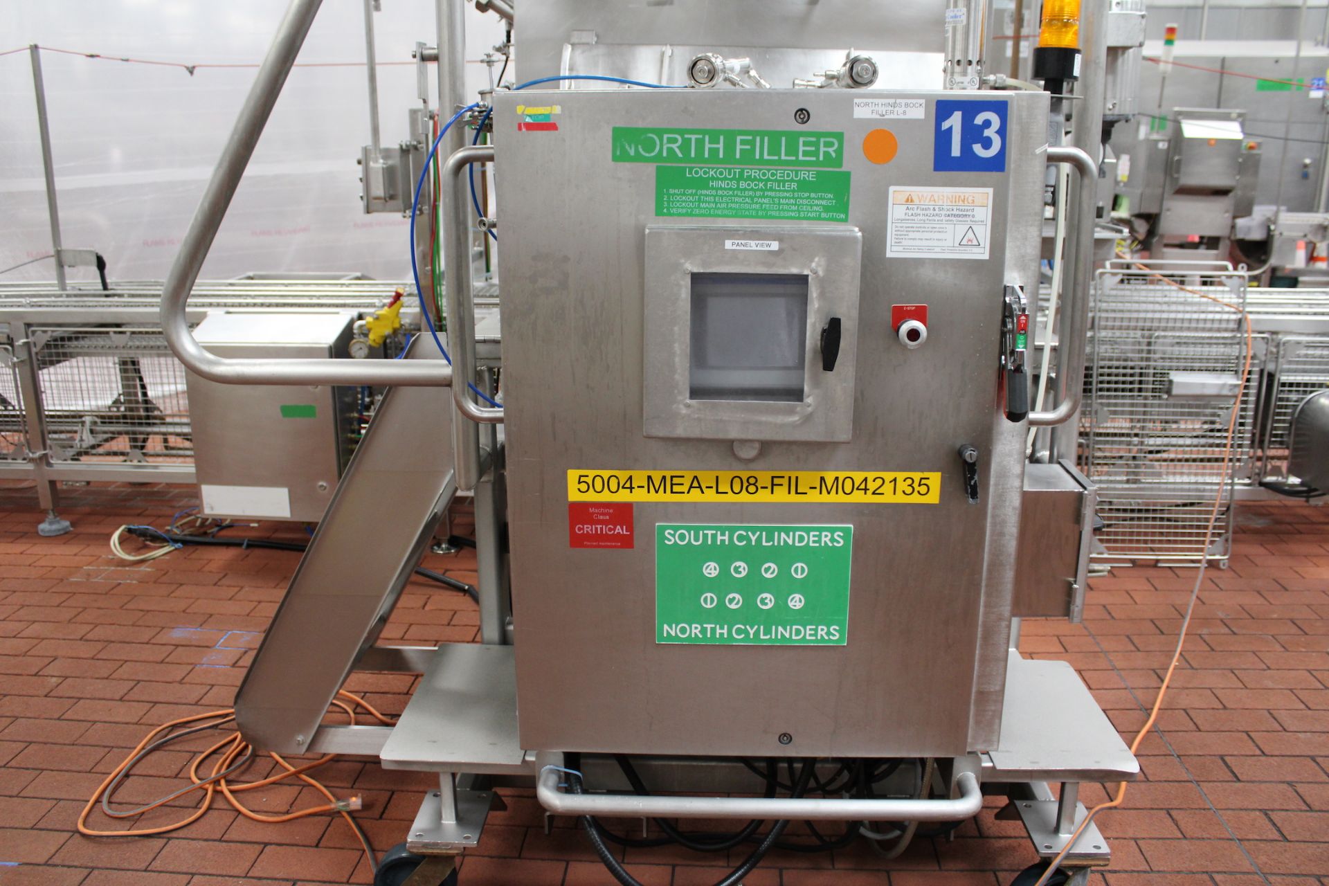 HINDSBOCK 4-WIDE SAUCE APPLICATOR / FILLER, EQUIPPED WITH SERVO DRIVEN AMPCO AND WAUKESHA CHERRY - Bild 2 aus 11