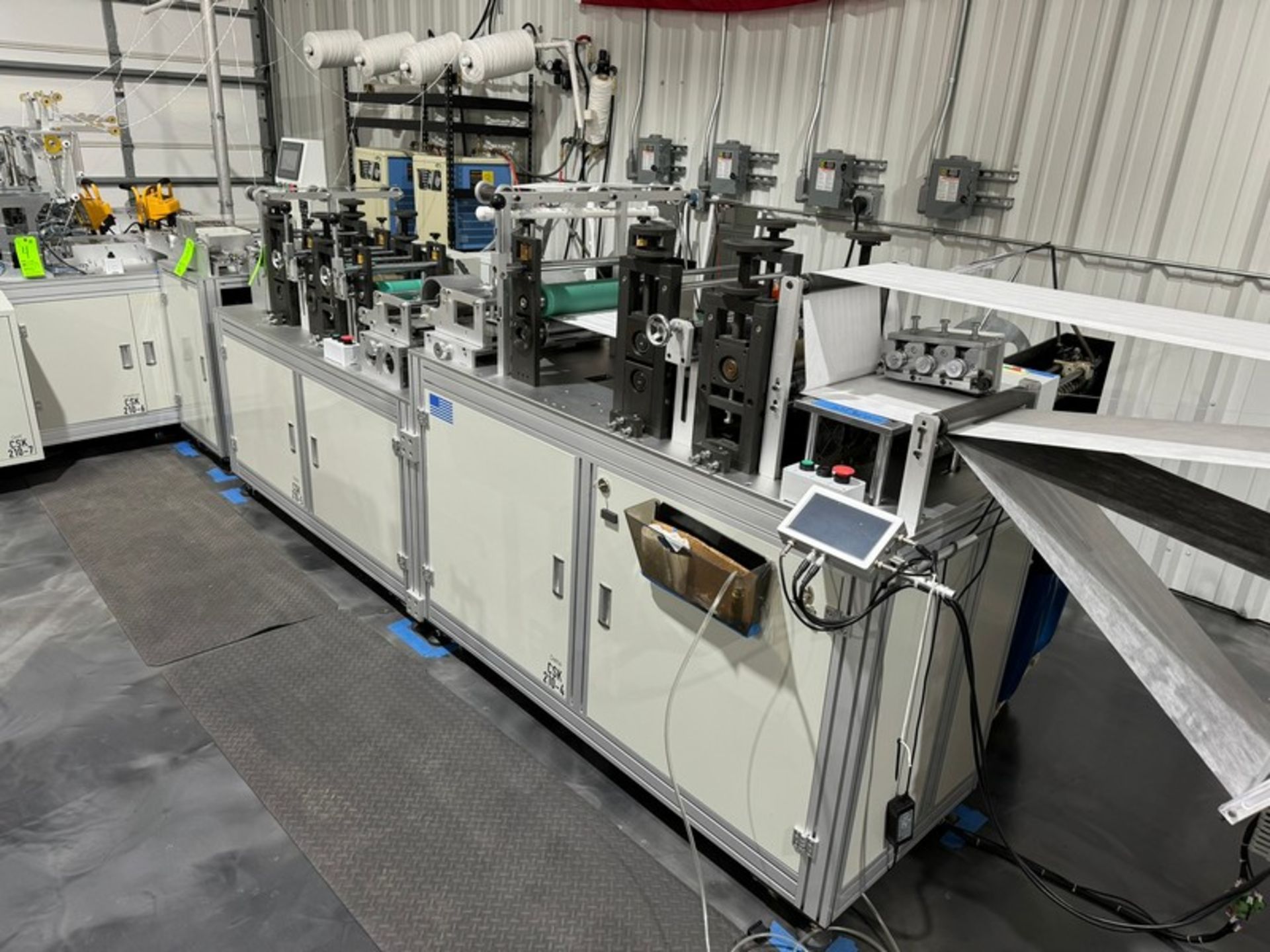 BULK BID: 2022 KYD Automatic 4,000 Units Per Hour Mask Manufacturing Line, Includes Lots 2-5 ( - Image 32 of 58