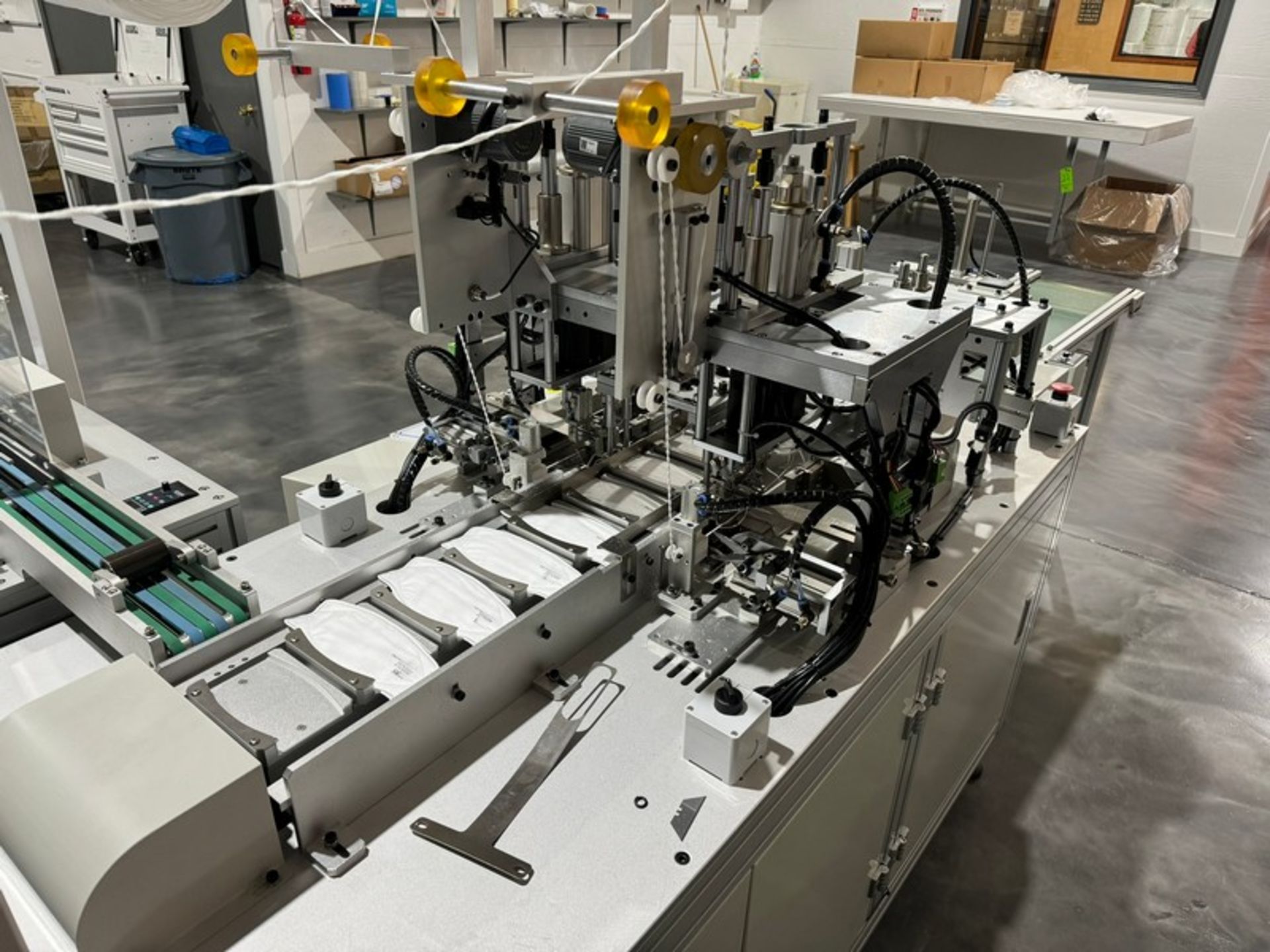 2022 KYD Automatic 6,000 Units Per Hour Mask Manufacturing Line, Includes Unwinding Station, Rolling - Image 8 of 30