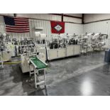 2022 KYD Automatic 6,000 Units Per Hour Mask Manufacturing Line, Includes Unwinding Station, Rolling