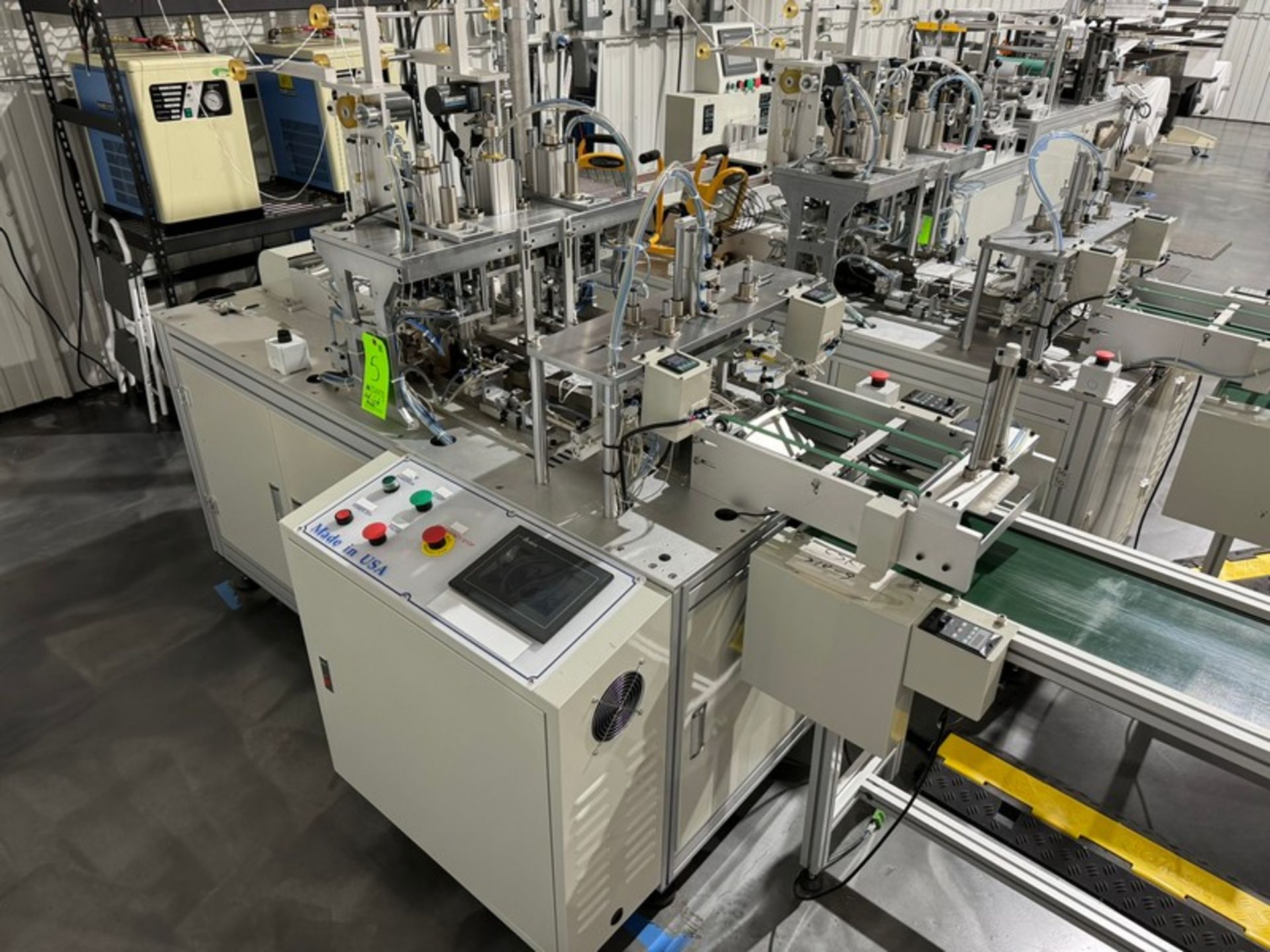 BULK BID: 2022 KYD Automatic 4,000 Units Per Hour Mask Manufacturing Line, Includes Lots 2-5 ( - Image 54 of 58