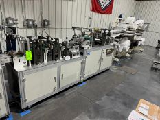2022 KYD Automatic 4,000 Units Per Hour Mask Manufacturing Line, Includes Unwinding Station, Rolling