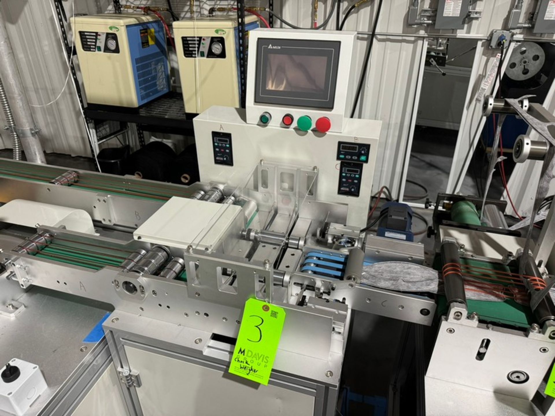 BULK BID: 2022 KYD Automatic 4,000 Units Per Hour Mask Manufacturing Line, Includes Lots 2-5 ( - Image 38 of 58
