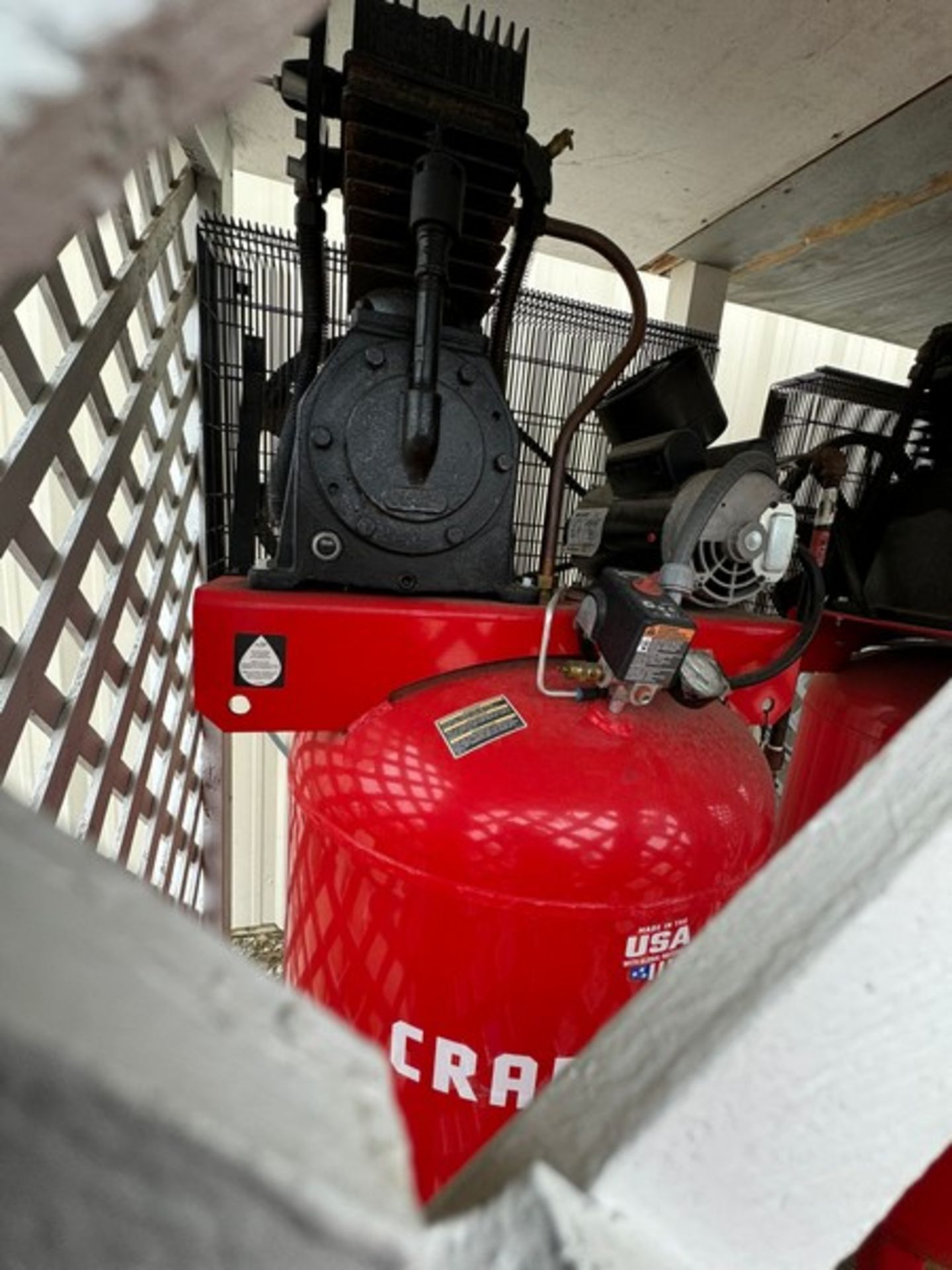 Craftsman Air Compressor, with 80 Gal. Vertical Air Receiving Tank, with Air Dryer (LOCATED MOUNT HO - Image 2 of 6