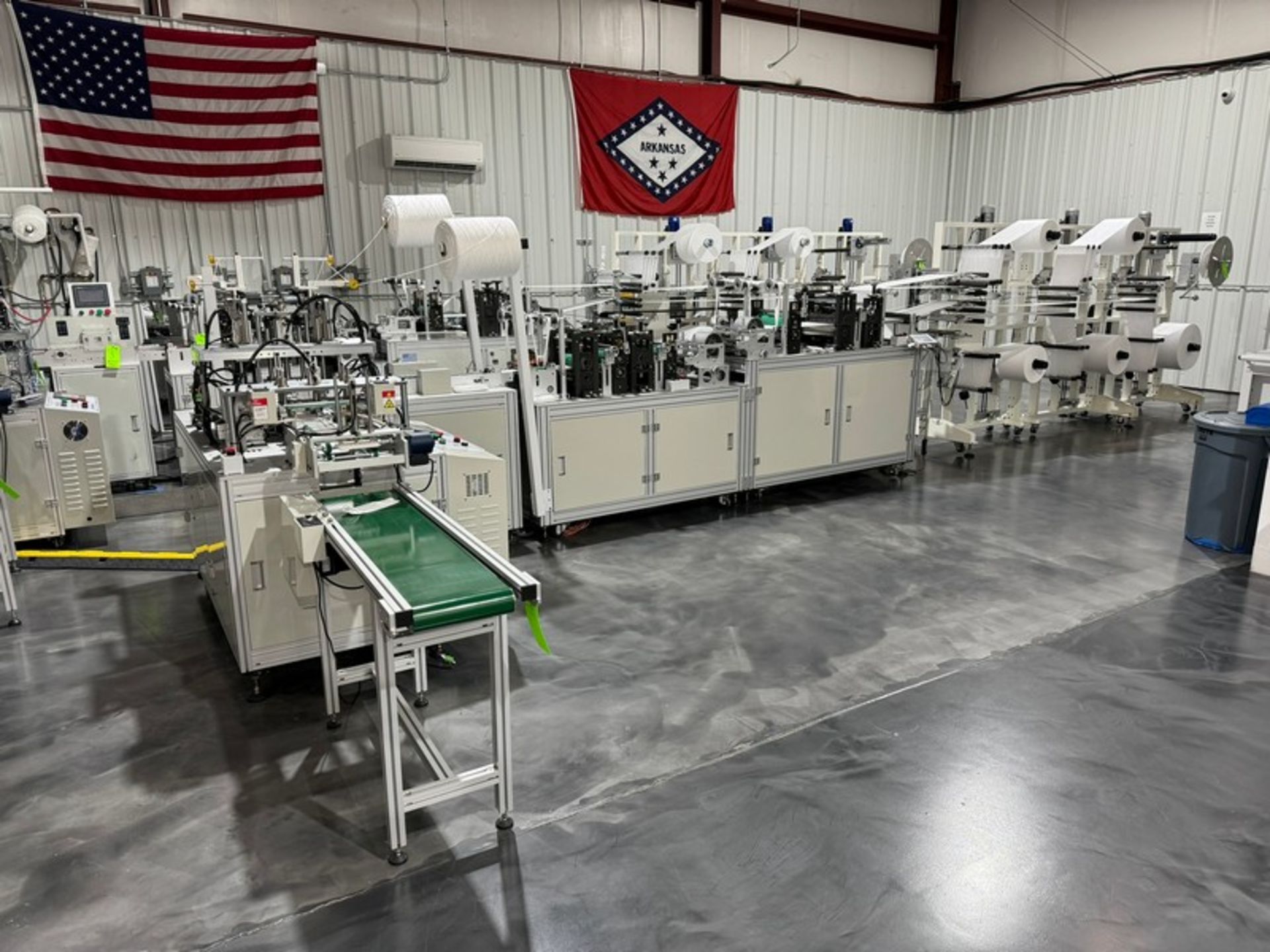 2022 KYD Automatic 6,000 Units Per Hour Mask Manufacturing Line, Includes Unwinding Station, Rolling - Bild 2 aus 30