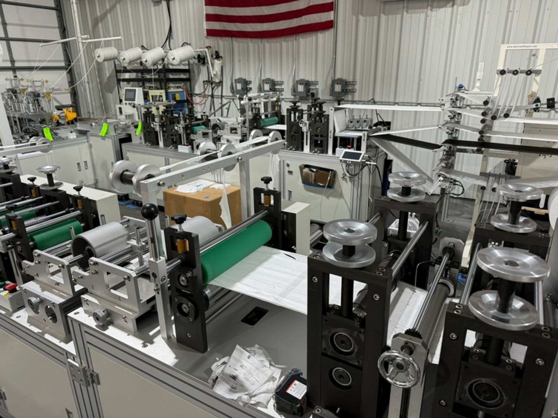 BULK BID: 2022 KYD Automatic 4,000 Units Per Hour Mask Manufacturing Line, Includes Lots 2-5 ( - Image 23 of 58