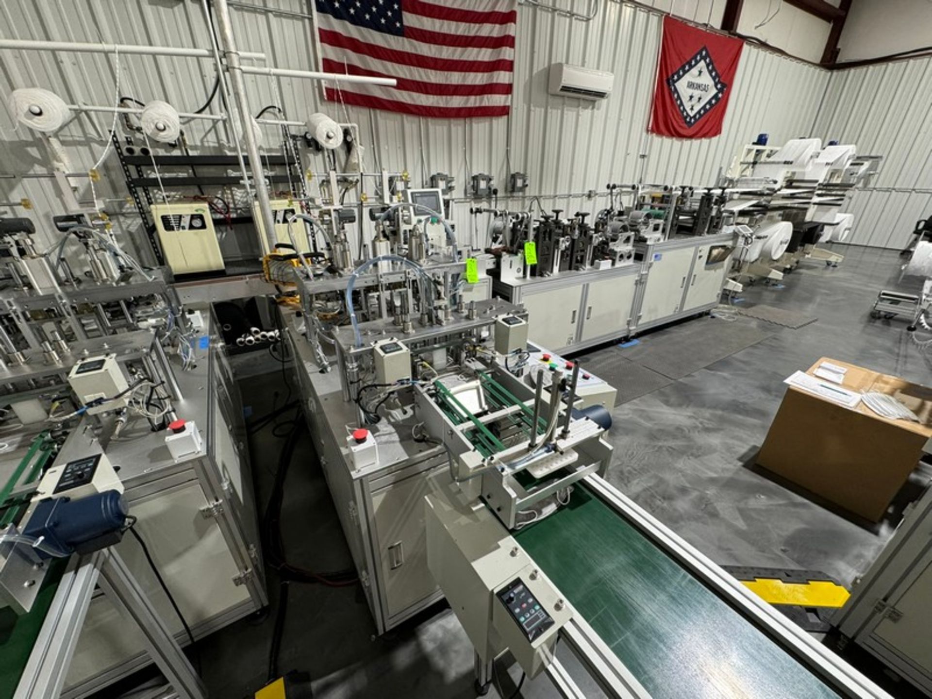 BULK BID: 2022 KYD Automatic 4,000 Units Per Hour Mask Manufacturing Line, Includes Lots 2-5 ( - Image 48 of 58