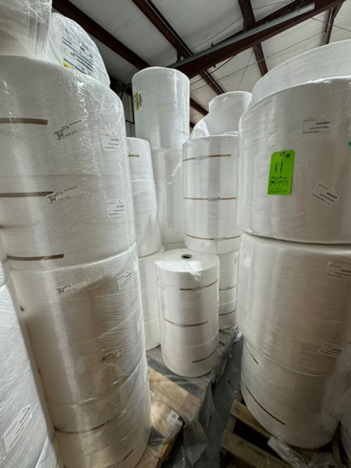 (96) Rolls of NEW Spun Bond, On 4-Pallets (LOCATED IN MOUNT HOME, AR) - Image 2 of 3