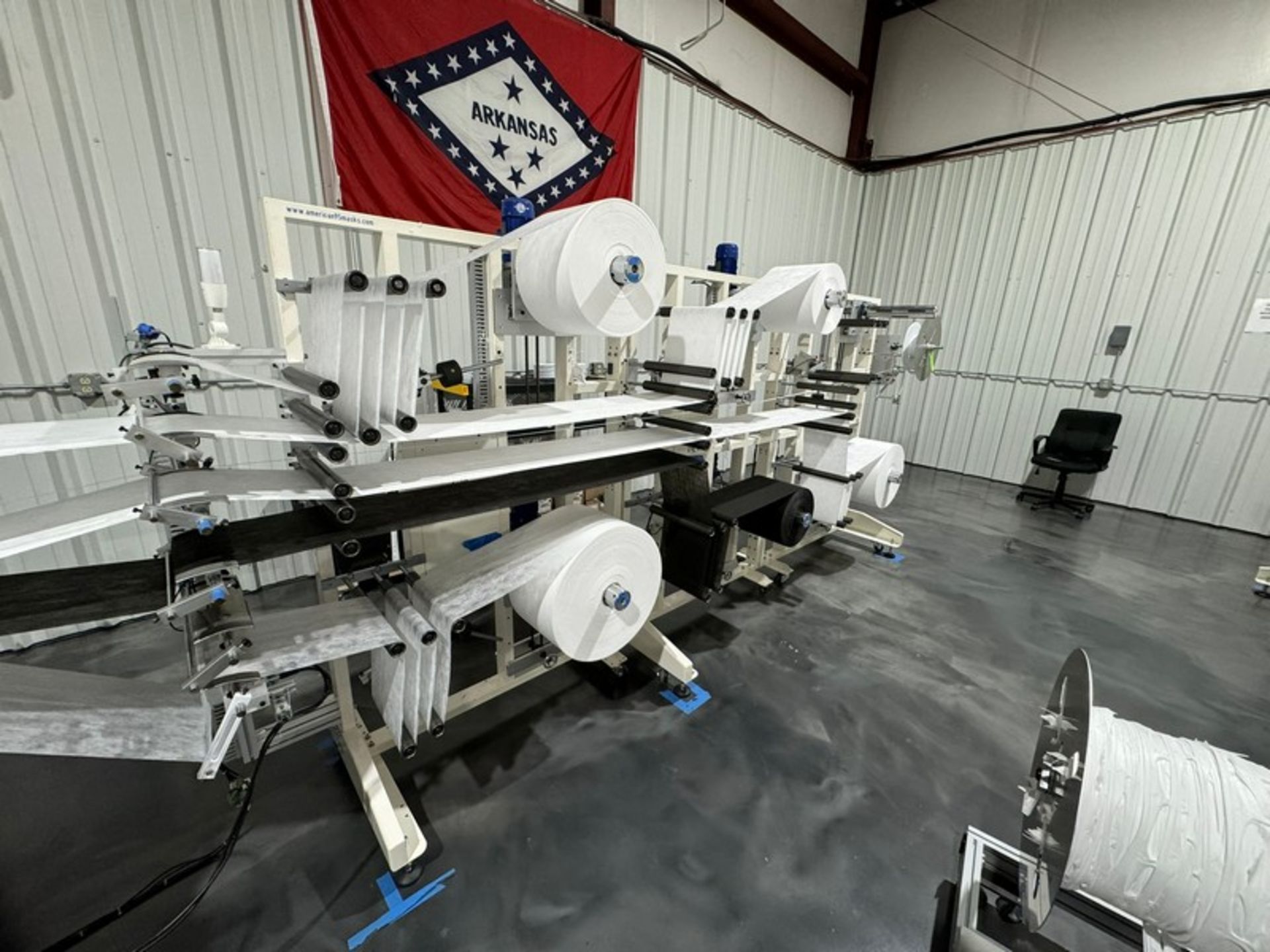 2022 KYD Automatic 4,000 Units Per Hour Mask Manufacturing Line, Includes Unwinding Station, Rolling - Image 6 of 14