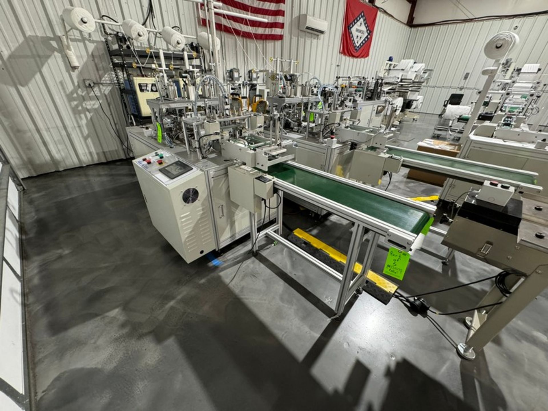 BULK BID: 2022 KYD Automatic 4,000 Units Per Hour Mask Manufacturing Line, Includes Lots 2-5 ( - Image 53 of 58