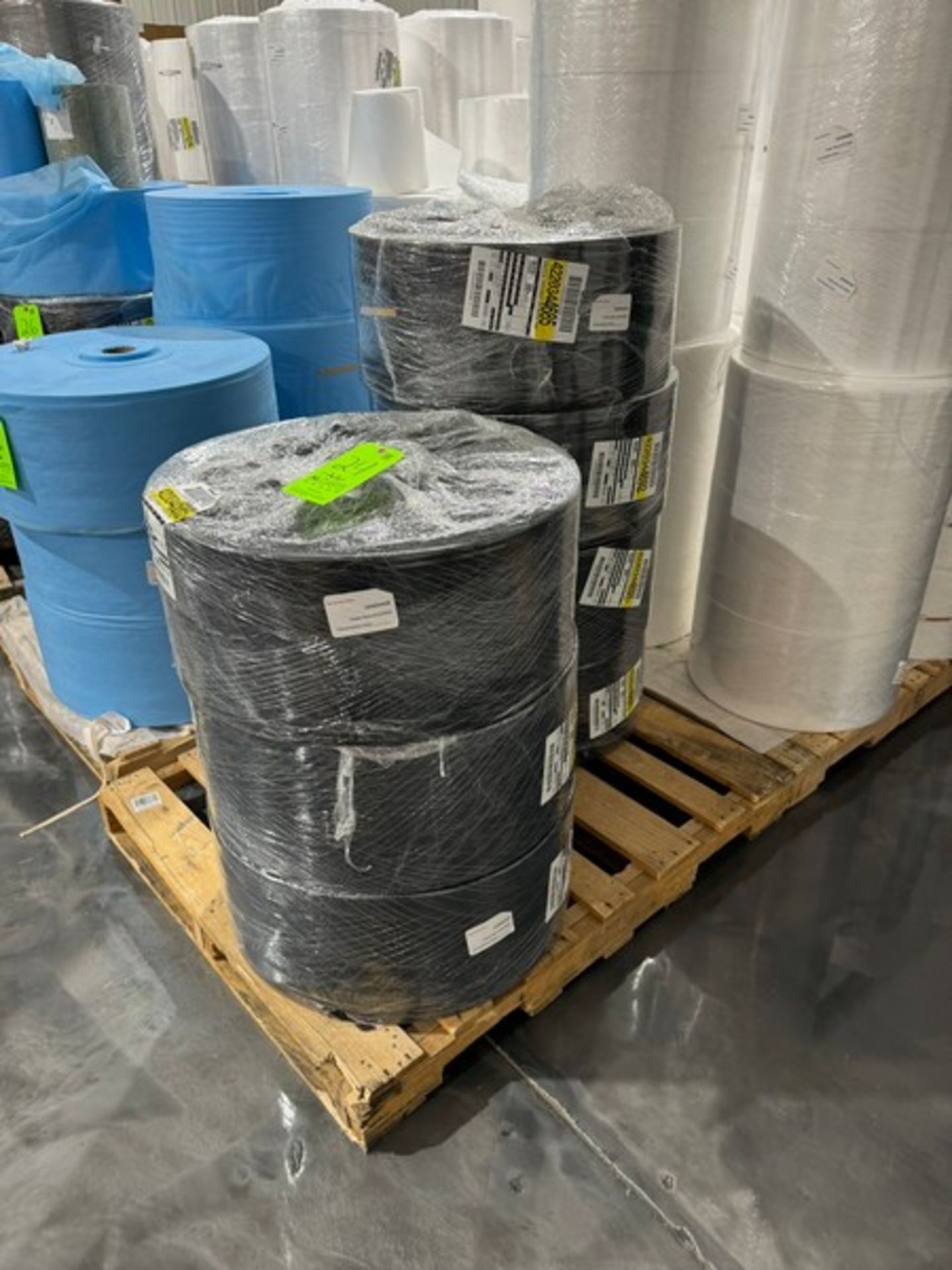 (7) NEW Rolls of Regiment 75 Black HEM, on 1-Pallet (LOCATED IN MOUNT HOME, AR)