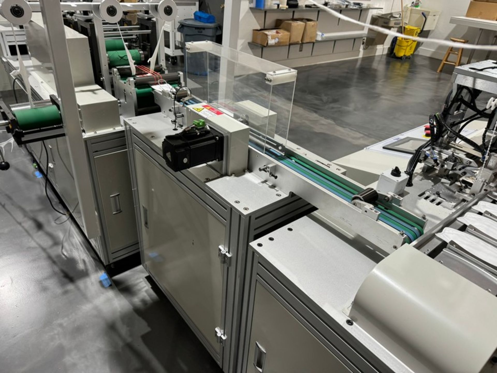 2022 KYD Automatic 6,000 Units Per Hour Mask Manufacturing Line, Includes Unwinding Station, Rolling - Bild 10 aus 30