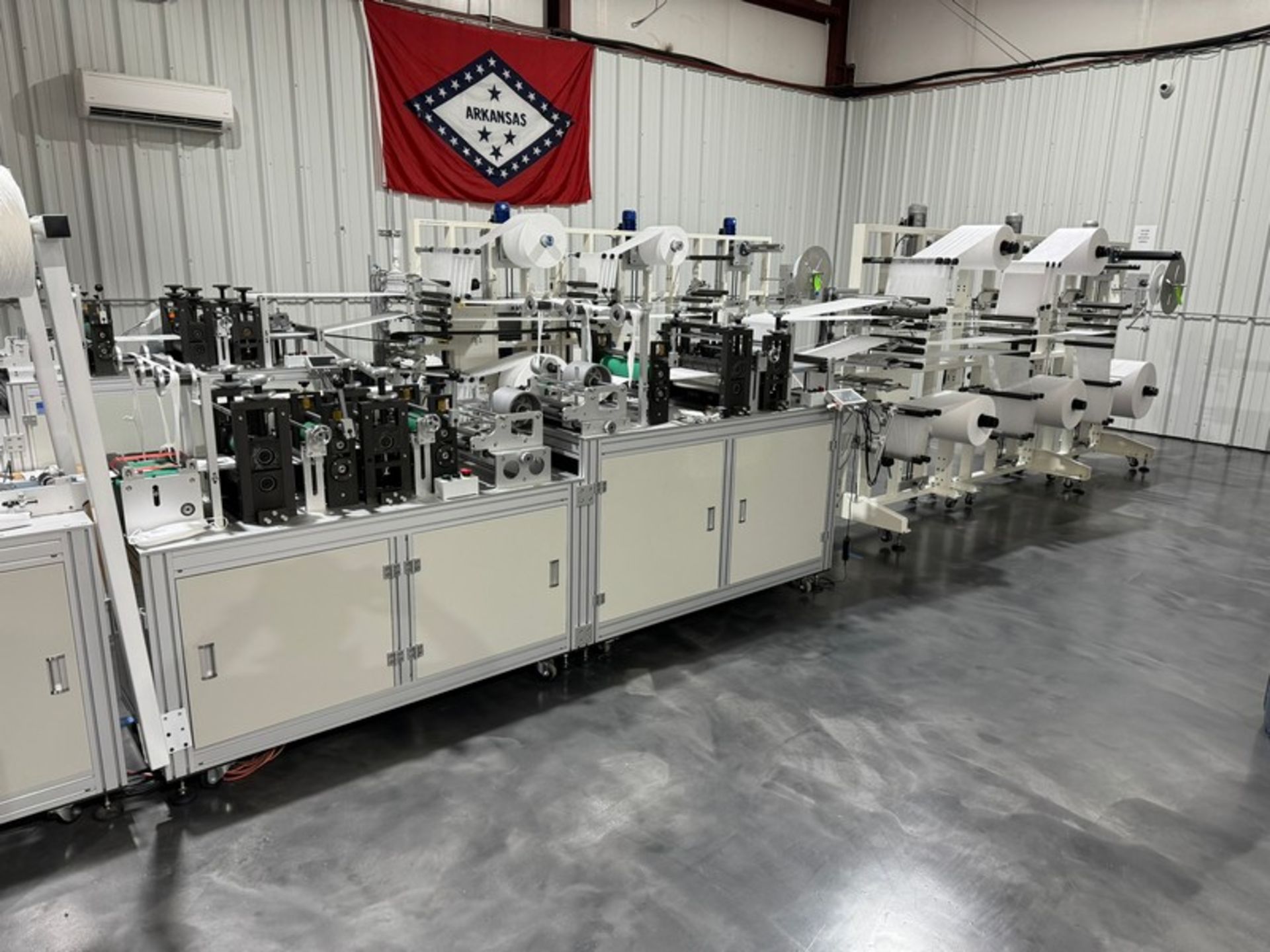 2022 KYD Automatic 6,000 Units Per Hour Mask Manufacturing Line, Includes Unwinding Station, Rolling - Bild 3 aus 30