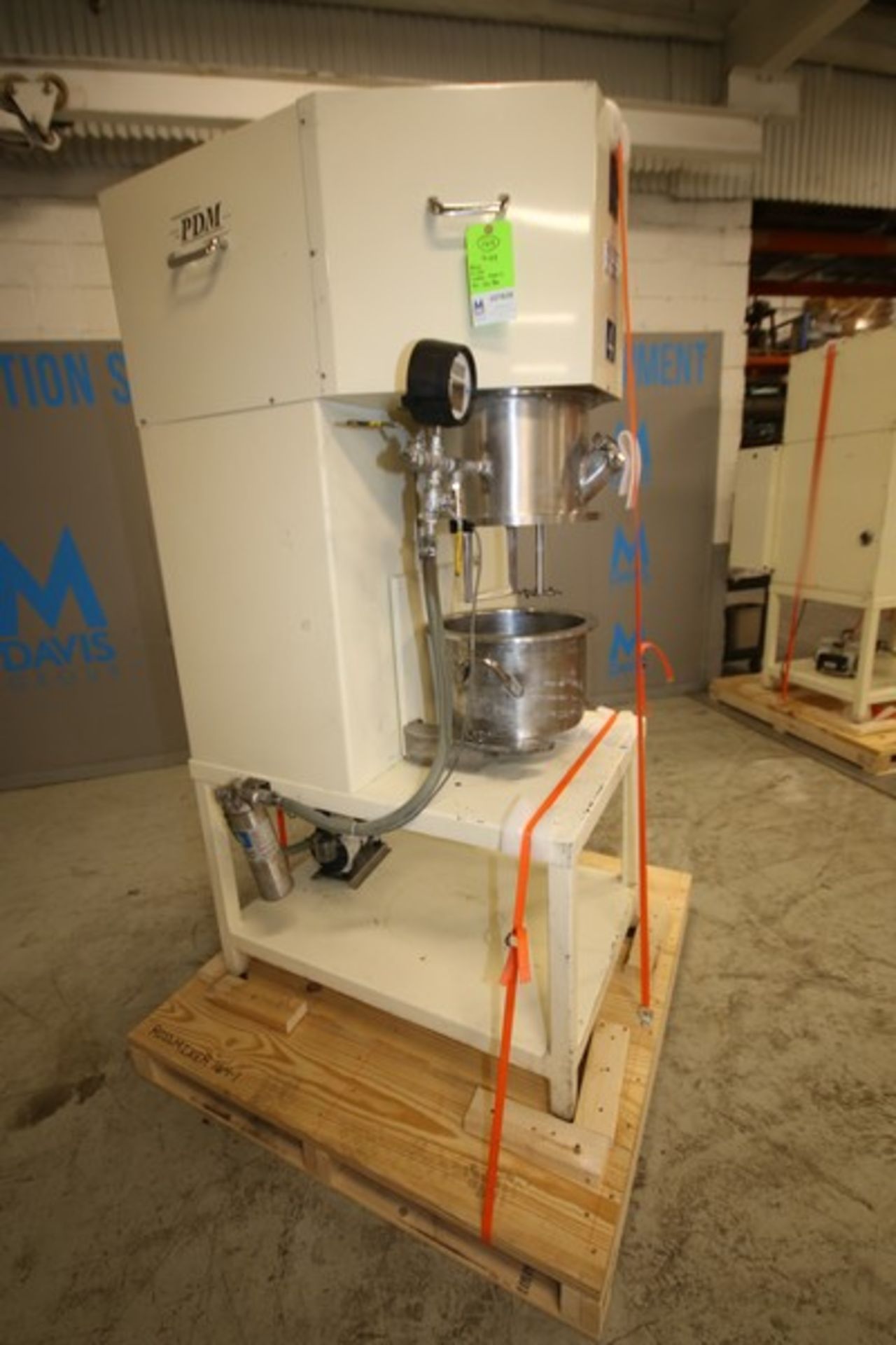 Ross Planetary Mixer, Model PDM-4, SN 106786, with Stirrer & Disperser, 14" W x 8" D S/S Mixing