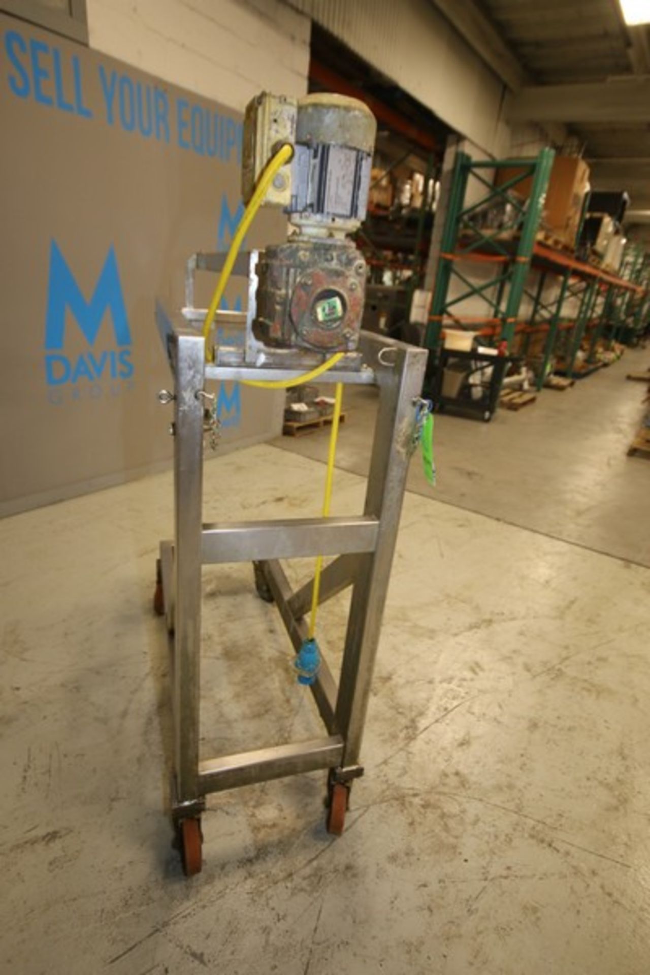 Moline Portable S/S Flour Duster Frame, Model FDE-36R, SN 04-J211992-02, with .05 hp/1700 rpm - Image 4 of 6
