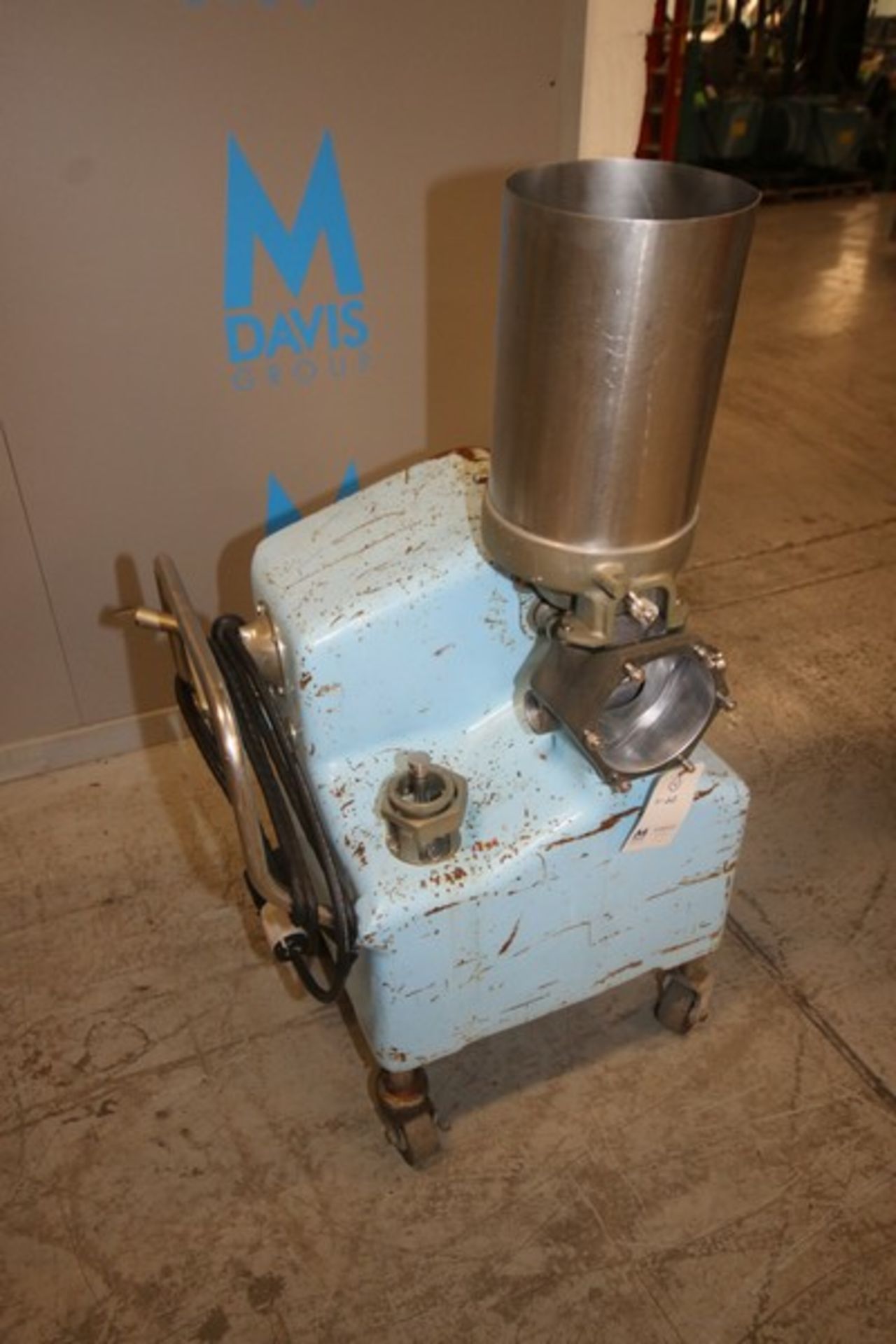Cherry-Burrell Fruit Feeder, M/N FFH-4, S/N 2496, with S/S Infeed Chute, Mounted on Portable - Image 2 of 11