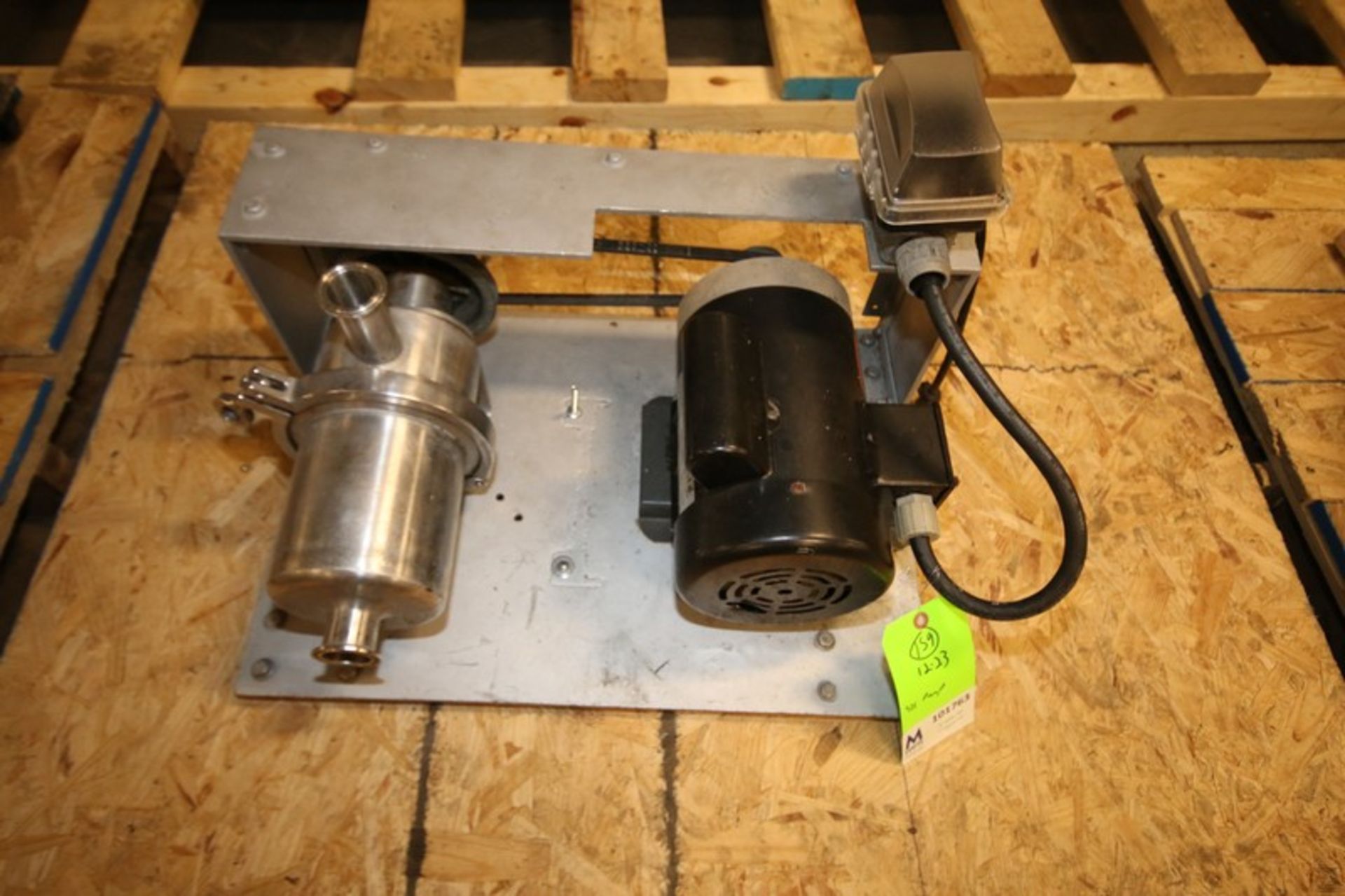 1 hp S/S Pump with 1.5" CT Head, 1725 rpm Motor, 115/230V (INV#101763) (Located @ the MDG Auction