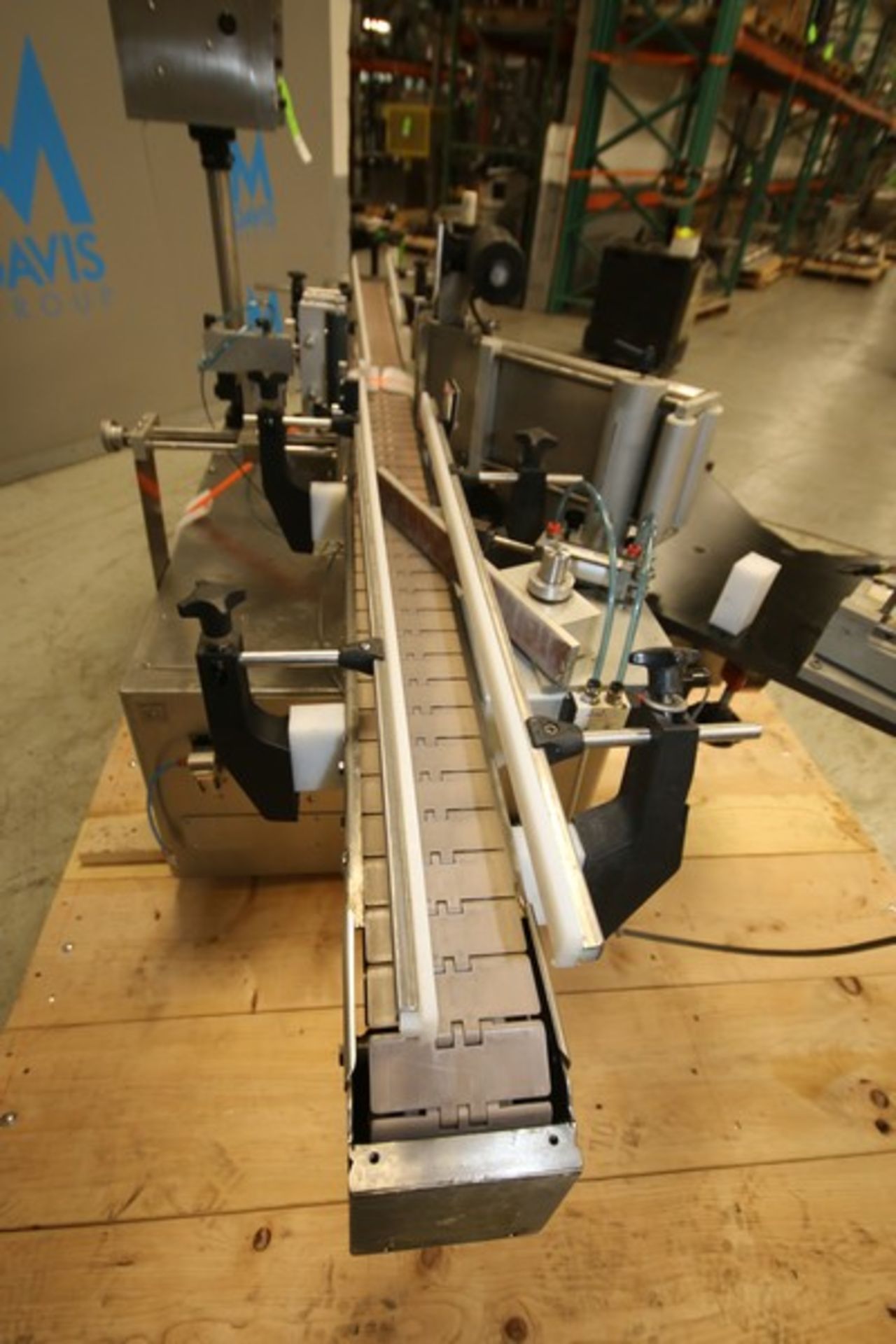 Uni-Pharma Wrap Around S/S Labeler, Model UNI-600, SN J03-030 (11469003), with 4" W conveyor, - Image 5 of 14