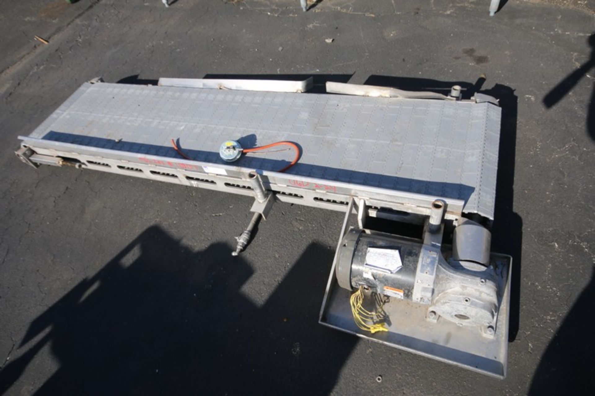 7' L S/S Power Belt Conveyor Section with 20