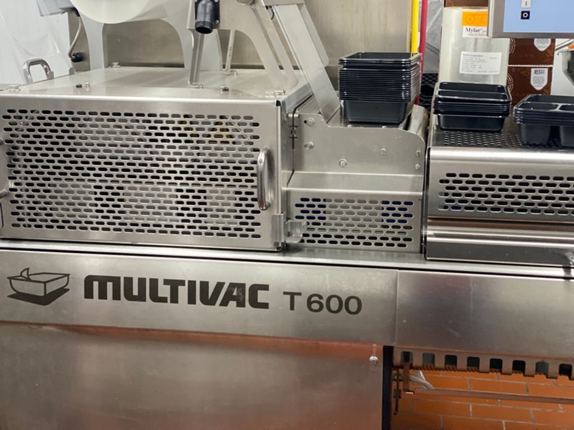 2014 Multivac Compact Automatic Traysealer, Model T600, S/N 196827, Designed for Rapid Product - Bild 2 aus 12