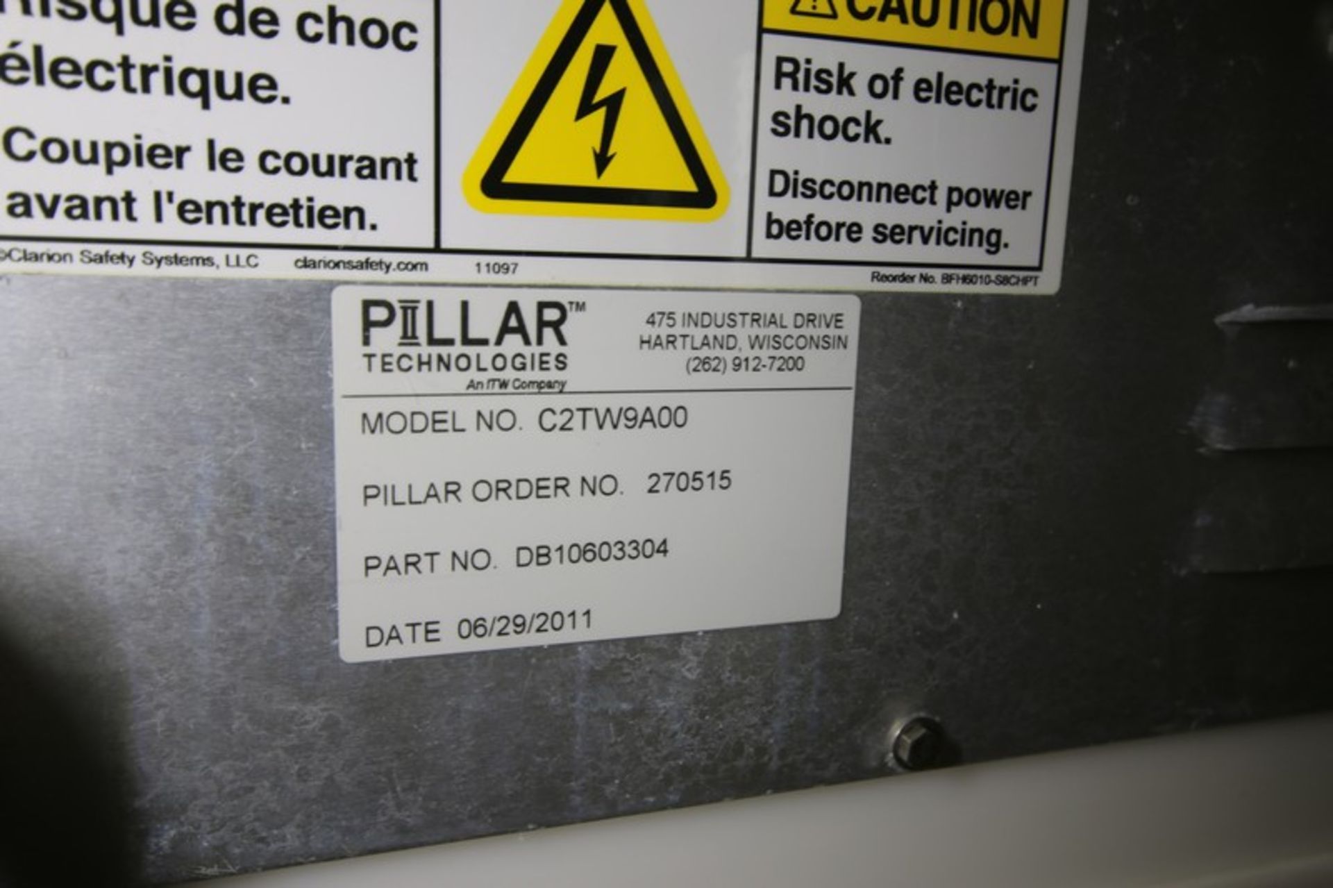 Pillar Tech Induction Sealer, Model UNIFOILER U2P1702000002, PN AM10093-23, with 26" L Head, Model - Bild 10 aus 10