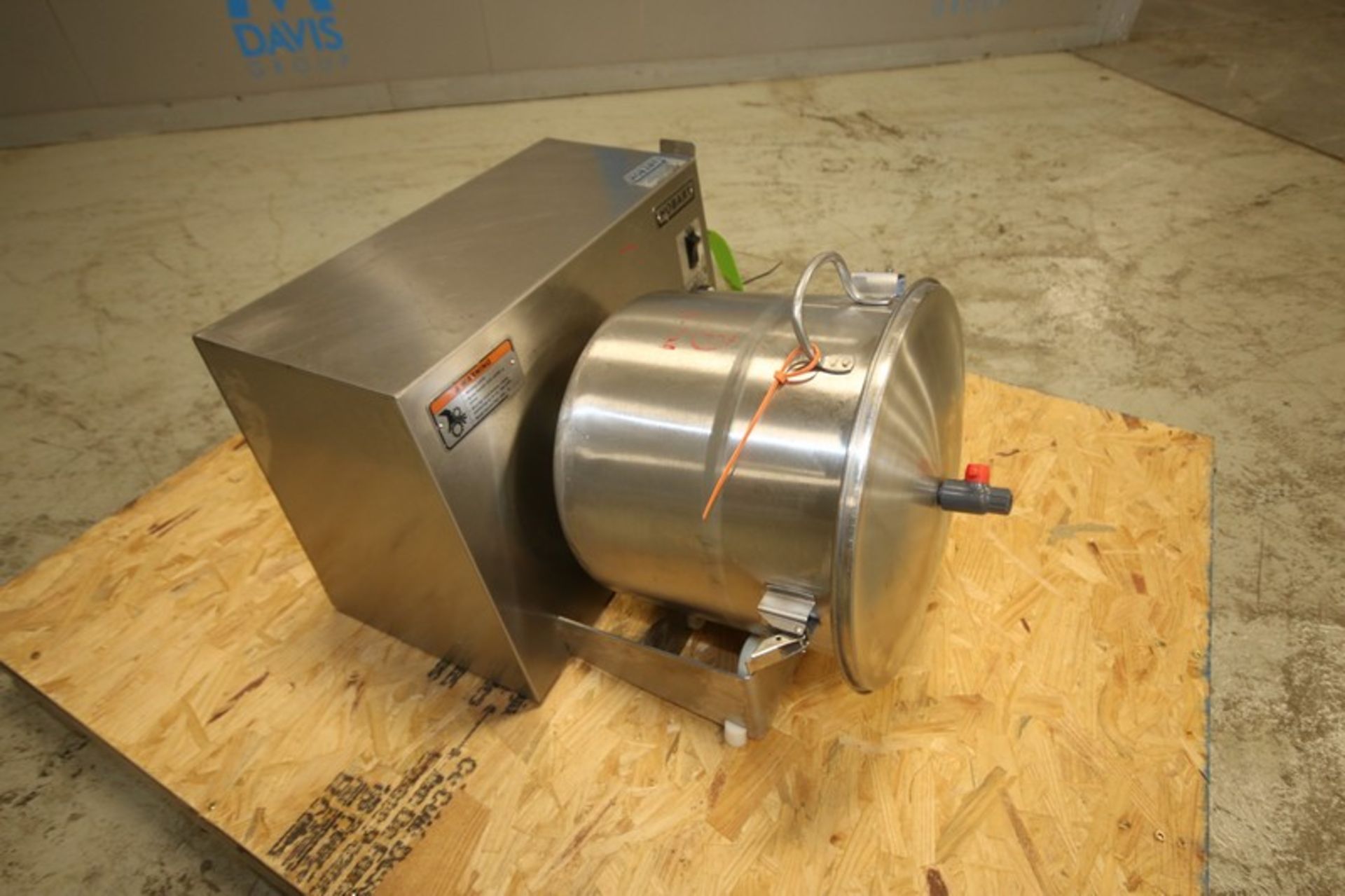 Hobart S/S Vacuum Tumbler / Marinator, Model HVM 30, SN CJ 1000 822, 120V (INV#103010) (Located @ - Bild 3 aus 6