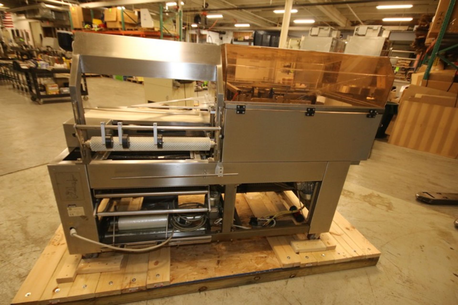 Minipack S/S Shrink Bundler / Overwrapper, Model Sealmatic 56T, SN 00517, with 14" W Conveyor, - Image 6 of 15