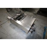 Moline 23-1/2" W S/S Guillotine, with Aprox. 24-1/2" L x 8-1/2" W Cutting Table, Mounted on S/S